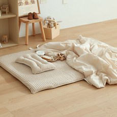 asomn 兒童用100支純棉分離式午睡被套組, 米色