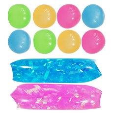 아가플러스 워터 스네이크 2p + 야광 끈끈이볼 8p, 랜덤 발송, 1세트