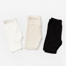 Uni FRIend 童款人造絲五分內搭褲 3件組