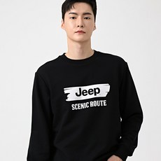 지프 남여공용 루트 페인팅 로고 긴소매 맨투맨 티셔츠 JP6TSU838