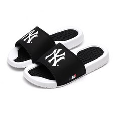 MLB 紐約洋基隊墊底拖鞋, W黑色, 270