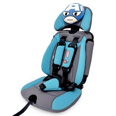 카이프 주니어용 마블 프리미엄 휴대용 카시트 일체형 ISOFIX, 캡틴 아메리카