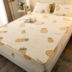 熱帶天鵝絨床墊套