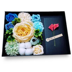 Homemine 肥皂花 孝心滿滿 零用錢盒, 藍色, 1個