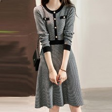 POPLAR NC 女款Biant拼色連身裙, 查看