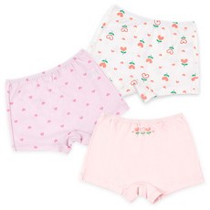 Maykids 愛心花朵印花兒童內褲 3件組