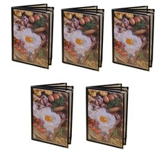 Bomnamoa透明基本餐廳菜單板 5入