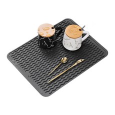 SallimTeriar 矽膠餐具瀝水墊, 黑色