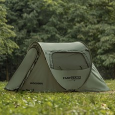 패스트캠프 오페라3 원터치 팝업 텐트 그늘막, 카키, 3~4인용