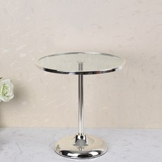 安慰復古蛋糕底座簡約圓形支架 大型, 銀, 1個