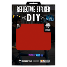 Reflective Berlin DIY A4反光貼紙, 1個, 紅色