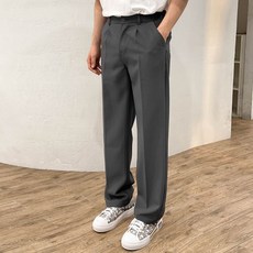 24로드 남성용 소즈티 일자핏 뒷밴딩 슬랙스