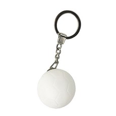 心動氣氛燈鑰匙圈 足球 白光 4cm, 1個, 混合色