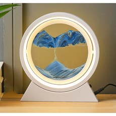 3D立體流沙畫擺件, 藍色