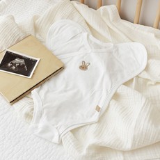 BABY&I 夏季柔軟包巾衣