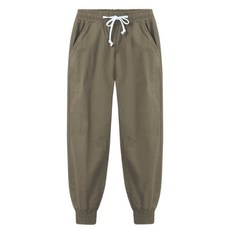 레이먼 남성용 코베 밴딩 스판 면 조거팬츠