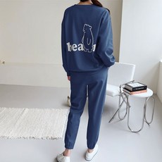 보리맘 수유 임부복 맨투맨 상하의 세트 TA754