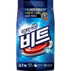 LION 獅王 Beat 洗衣粉, 3.2kg, 1袋