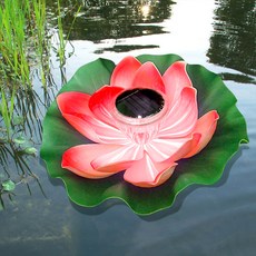 VISANG 太陽能蓮花庭園燈, 紅色