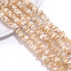 알로데 불규칙한 담수 컬러 DIY 비즈 7~8mm, 08 브라운, 1세트