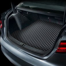 GMZ MOTORS 菱格紋皮革後車廂墊全套組, Genesis G80 (RG3) (2020年~), 黑色