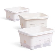 이즈리빙 내집에 텃밭 화분, 아이보리, 3개