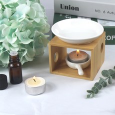 陶瓷木質香薰燈 A, 混和色, 1個