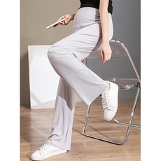 寬版簡約運動孕婦褲