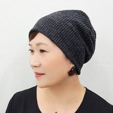 JJNINE 素色舒適羅紋頭巾毛帽 THW56