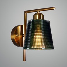 Monu壁燈 A型, 金色+綠色