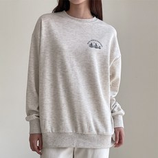 에어플레인 바이클 투어 오버핏 맨투맨