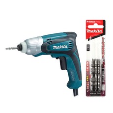 makita 牧田有線衝擊起子鑽 TD0100+扭力鑽頭 A-50924 套組, 1套