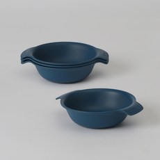 NIneware 韓國製 Friends 手把兒童麥片碗, 藍色, 4個