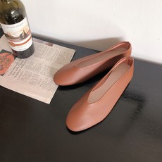 어바웃슈 메디엔즈 말랑 가죽 로퍼 플랫슈즈