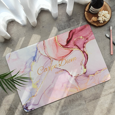 yoliyolo 可水洗防滑珪藻土腳踏墊, 大理石紋4