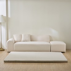 롤베이비 프리미엄 면 유아 폴더매트 매트커버, 베이지