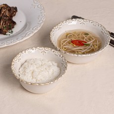 COZY TABLE Olive Romance 復古古董飯碗湯碗組, 混合色, 1套, 飯碗 + 湯碗