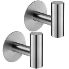 comet 高級款 黏貼式 多用途 壁掛勾, 銀, 2個