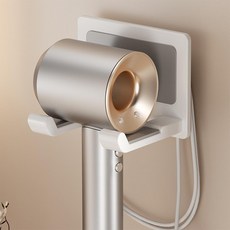 Simplydam 鋁製吹風機架, 1個, 白色