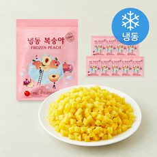 웰프레쉬 복숭아 (냉동), 10개, 1kg