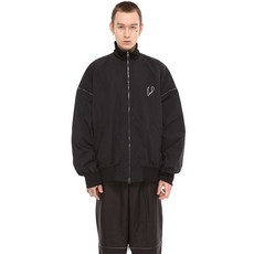 Vibrate VLACK LINE SIDE ZIP BOMBER JACKET