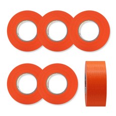 OON 마스킹테이프 빨간색 50mm, 6개