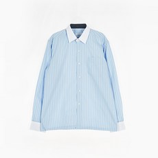 校服 Mall 男童白領條紋校服襯衫