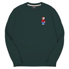 Okstar Unisex Mini Me Intense Brodog 刺繡特殊棉質運動衫