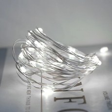 Daily Living 彩色LED戶外防水庭園小燈串 200燈 20m x 2入, 白色