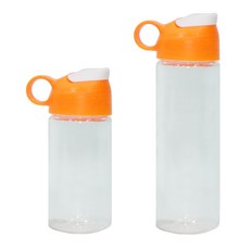 水壺 600ml+400ml, 橘色, 1組