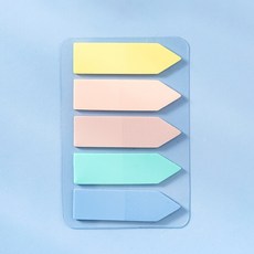 PEONIST 旗標索引貼紙 02莫蘭迪箭頭, 5入, 1個