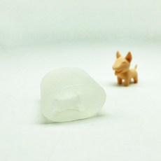 MOLDB 鬥牛㹴 3D 狗狗 手工 矽膠 模具 單品 1入, 單一顏色