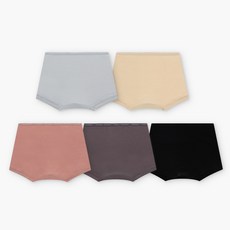 Uni FRIend 女童款素色四角內褲 5件組