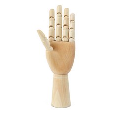 J&C 左手木製關節人偶, 1個